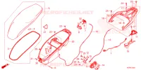 SELLE   COFFRE pour Honda SH 125 SPORTY 3ED 2023