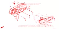 COUVERCLE GAUCHE pour Honda SH 125 2023