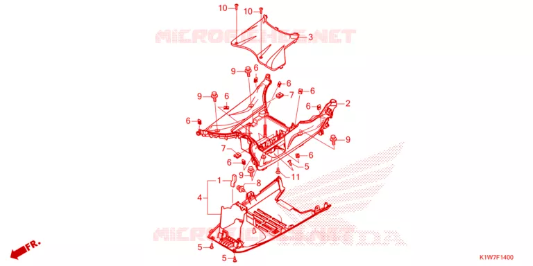 MARCHE PIEDS Honda SCOOTER 350 SH 2023  SH350ASP