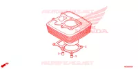 CYLINDRE pour Honda TRX 250 FOURTRAX RECON Standard 2022