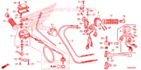 LEVIER DE GUIDON   CABLE   COMMODO pour Honda TRX 250 FOURTRAX RECON Standard 2022