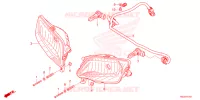 PHARE pour Honda TRX 250 FOURTRAX RECON Standard 2022