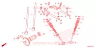 ARBRE A CAMES   SOUPAPE pour Honda FOURTRAX 420 RANCHER 4X4 AT DCT EPS 2023