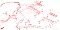 PEDALE   REPOSE PIED pour Honda FOURTRAX 420 RANCHER 4X4 AT DCT EPS 2023