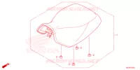 SELLE pour Honda FOURTRAX 420 RANCHER 4X4 AT DCT EPS 2023