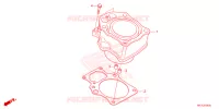 CYLINDRE pour Honda FOURTRAX 420 RANCHER 4X4 AT IRS EPS ESP 2023