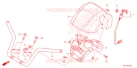 GUIDON pour Honda FOURTRAX 420 RANCHER 4X4 AT IRS EPS ESP 2023