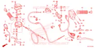 LEVIER DE GUIDON   CABLE   COMMODO pour Honda FOURTRAX 420 RANCHER 4X4 AT IRS EPS ESP 2023