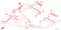 REPOSE PIED   PEDALE pour Honda FOURTRAX 420 RANCHER 4X4 AT IRS EPS ESP 2023