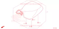 SELLE pour Honda FOURTRAX 420 RANCHER 4X4 AT IRS EPS ESP 2023