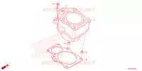 CYLINDRE pour Honda FOURTRAX 420 RANCHER 4X4 ES 2023