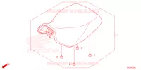 SELLE pour Honda FOURTRAX 420 RANCHER 4X4 ES 2023