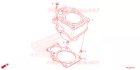 CYLINDRE pour Honda FOURTRAX 420 RANCHER 4X4 Manual Shift 2022