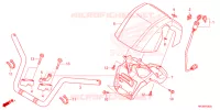 GUIDON pour Honda FOURTRAX 420 RANCHER 4X4 Manual Shift 2022