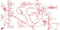 LEVIER DE GUIDON   CABLE   COMMODO pour Honda FOURTRAX 420 RANCHER 4X4 Manual Shift 2022
