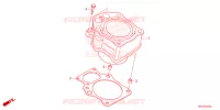 CYLINDRE pour Honda FOURTRAX 520 FOREMAN 4X4 BASE 2022