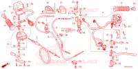 LEVIER DE GUIDON   CABLE   COMMODO pour Honda FOURTRAX 520 FOREMAN 4X4 BASE 2022