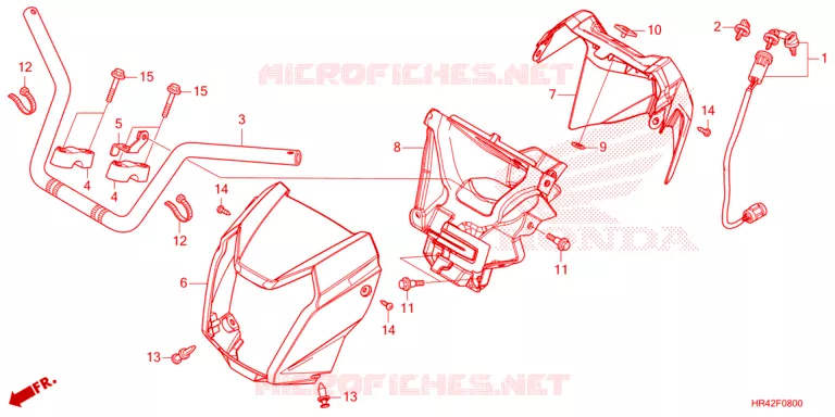 GUIDON Honda ATV 520 FOURTRAX 2022  TRX520FM1N