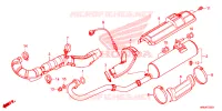 SILENCIEUX D'ECHAPPEMENT pour Honda FOURTRAX 520 RUBICON IRS EPS 2023