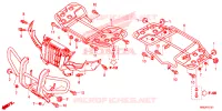 SUPPORT pour Honda FOURTRAX 520 RUBICON IRS EPS 2023