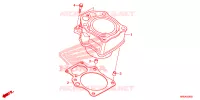 CYLINDRE pour Honda FOURTRAX 520 RUBICON IRS EPS 2023