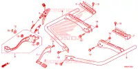 PEDALE   REPOSE PIED pour Honda FOURTRAX 520 RUBICON IRS EPS 2023
