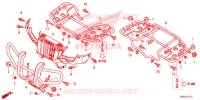 SUPPORT pour Honda FOURTRAX 520 RUBICON IRS EPS 2023