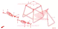 BEQUILLE   REPOSE PIEDS pour Honda CRF 150 R 2008