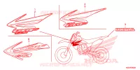 AUTOCOLLANTS pour Honda CRF 150 R 2008