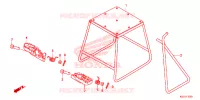 BEQUILLE   REPOSE PIEDS pour Honda CRF 150 R 2014