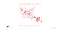 POMPE A HUILE pour Honda CRF 150 R 2014