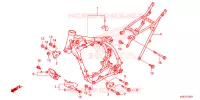 CADRE pour Honda CRF 150 R 2013