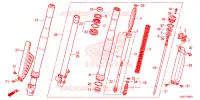 FOURCHE pour Honda CRF 150 R 2013