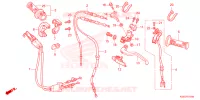 LEVIER DE GUIDON   CABLE   COMMODO pour Honda CRF 150 R 2013