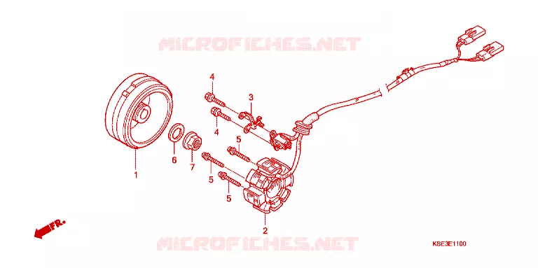 ALTERNATEUR Honda MOTO 150 CRF 2012  CRF150RC
