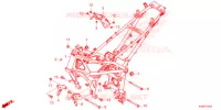 CADRE pour Honda CB 125 R ABS 2023