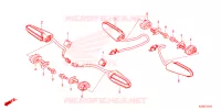 CLIGNOTANT pour Honda CB 125 R ABS 2023