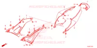 COUVERCLES LATERAUX pour Honda CB 125 R ABS 2023