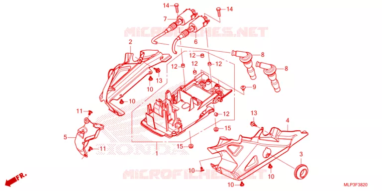 BOBINE D'ALLUMAGE Honda MOTO 500 CL 2023  CL500AP