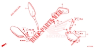RETROVISEUR   PROTEGE MAIN pour Honda CRF 250 L 2023