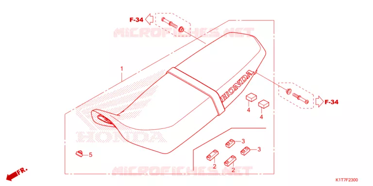 SELLE Honda MOTO 250 CRF 2024  CRF250LAP