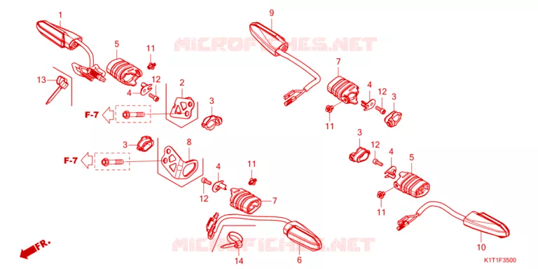 CLIGNOTANT Honda MOTO 250 CRF 2024  CRF250LDAP