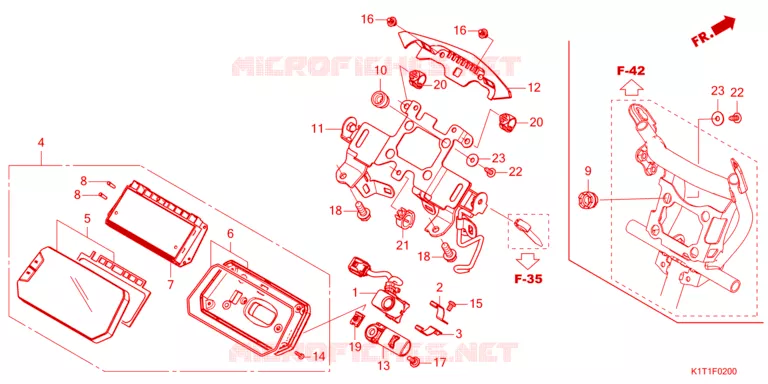 COMPTEUR Honda MOTO 250 CRF 2024  CRF250LDAP