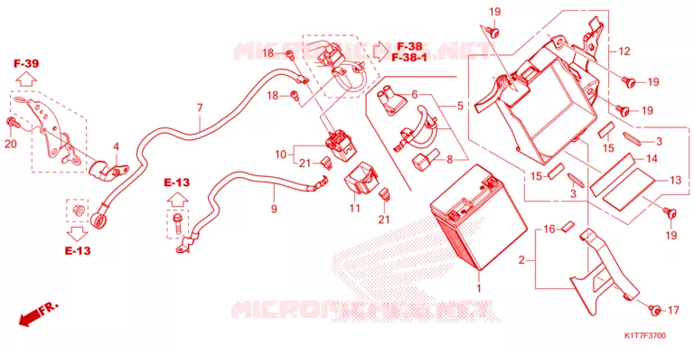 BATTERIE Honda MOTO 250 CRF 2024  CRF250LRAP