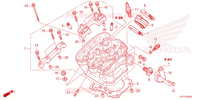 CULASSE Honda MOTO 300 CRF 2023  CRF300LAP