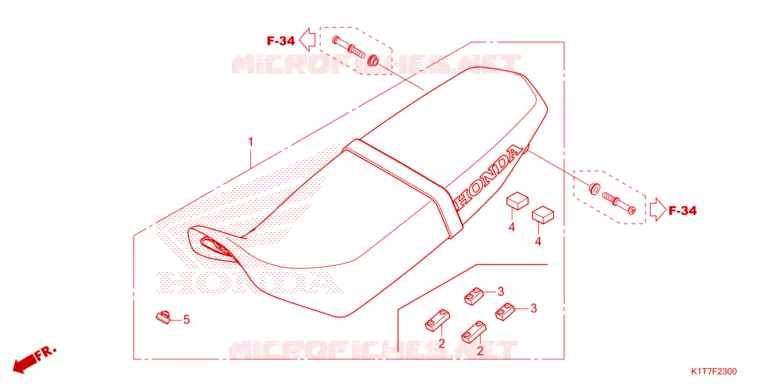 SELLE Honda MOTO 300 CRF 2024  CRF300LAP