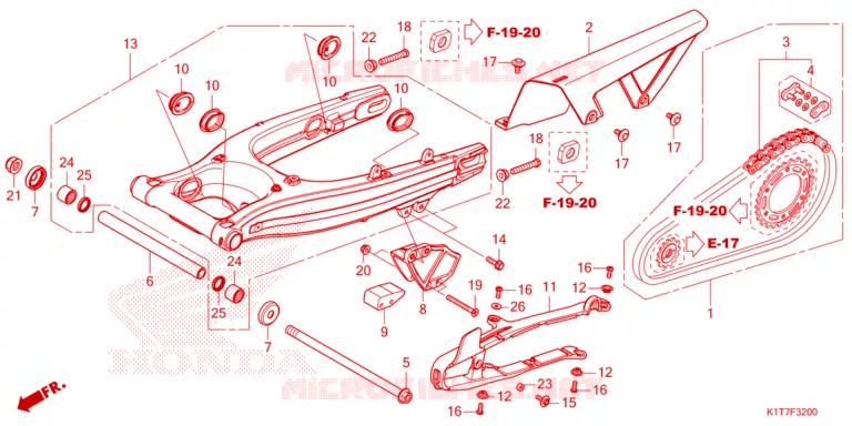 BRAS OSCILLANT Honda MOTO 300 CRF 2023  CRF300LRAP