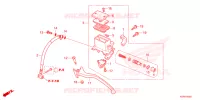 MAITRE CYLINDRE DE FREIN ARRIERE pour Honda SH 125 SPORTY TOP BOX 2023