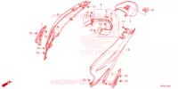 CARENAGE ARRIERE pour Honda SH 125 SMART TOP BOX 2023