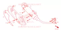 SILENCIEUX D'ECHAPPEMENT pour Honda SH 125 SMART TOP BOX 2023
